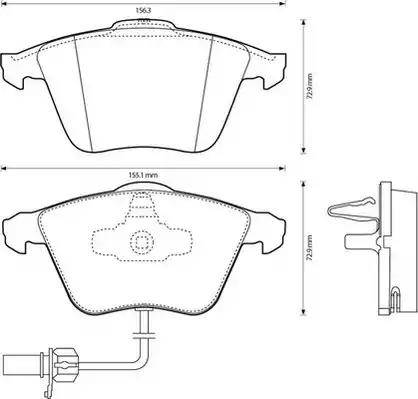 Stop 573145S - Bremžu uzliku kompl., Disku bremzes www.autospares.lv