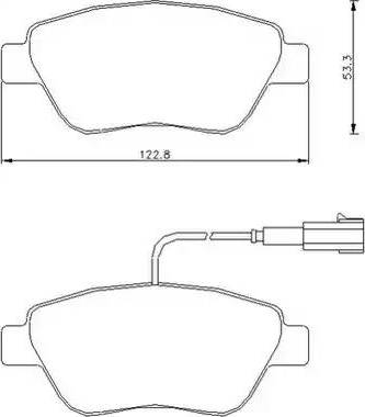 Stop 573164S - Brake Pad Set, disc brake www.autospares.lv