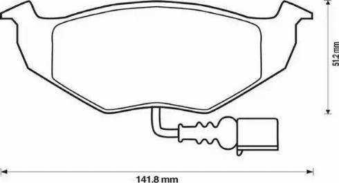 Stop 573111S - Brake Pad Set, disc brake www.autospares.lv