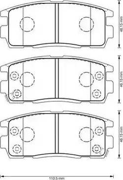 Stop 573386S - Bremžu uzliku kompl., Disku bremzes www.autospares.lv