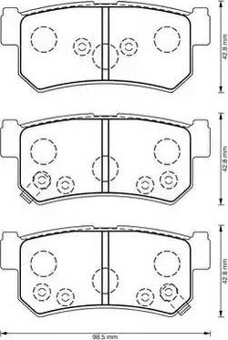 Stop 573377S - Bremžu uzliku kompl., Disku bremzes www.autospares.lv