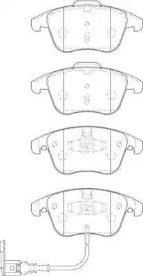 Stop 573246S - Тормозные колодки, дисковые, комплект www.autospares.lv