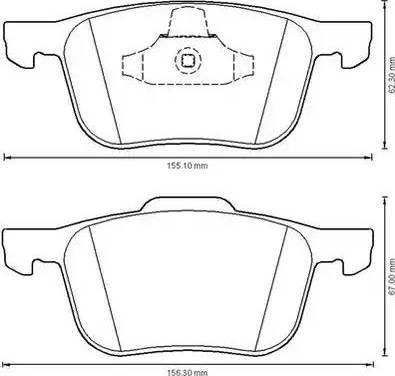 Stop 573209S - Bremžu uzliku kompl., Disku bremzes www.autospares.lv