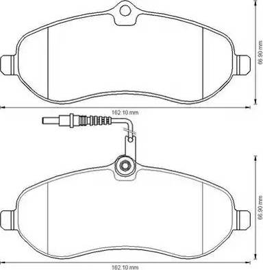 Stop 573280S - Bremžu uzliku kompl., Disku bremzes www.autospares.lv