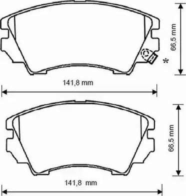 Stop 573270S - Bremžu uzliku kompl., Disku bremzes www.autospares.lv