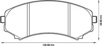 Stop 572497S - Brake Pad Set, disc brake www.autospares.lv