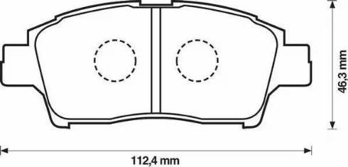 Stop 572404S - Brake Pad Set, disc brake www.autospares.lv