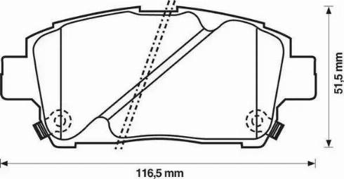 Stop 572405S - Brake Pad Set, disc brake www.autospares.lv