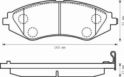 Stop 572408S - Тормозные колодки, дисковые, комплект www.autospares.lv