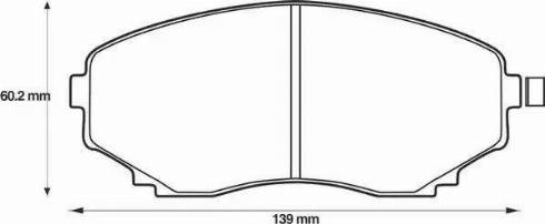 Stop 572435S - Brake Pad Set, disc brake www.autospares.lv