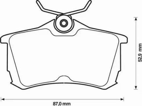 Stop 572478S - Brake Pad Set, disc brake www.autospares.lv