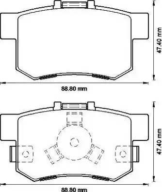 Stop 572544S - Bremžu uzliku kompl., Disku bremzes www.autospares.lv