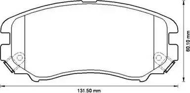 Stop 572514S - Тормозные колодки, дисковые, комплект www.autospares.lv