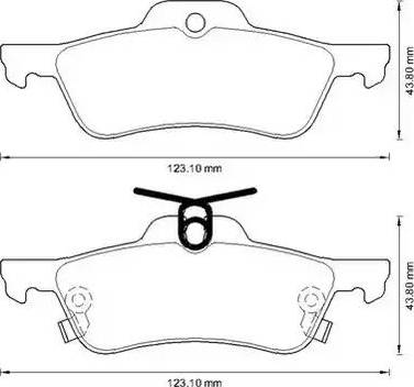 Stop 572588S - Тормозные колодки, дисковые, комплект www.autospares.lv