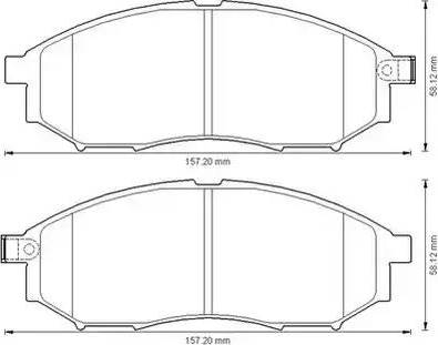 Stop 572575S - Bremžu uzliku kompl., Disku bremzes www.autospares.lv