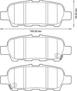 Stop 572654S - Bremžu uzliku kompl., Disku bremzes www.autospares.lv