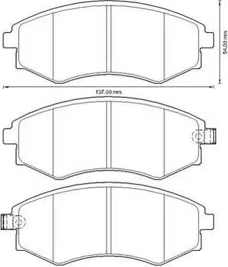 Stop 572614S - Bremžu uzliku kompl., Disku bremzes www.autospares.lv