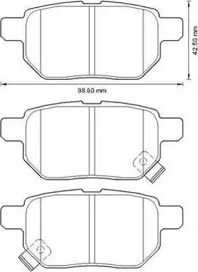 Stop 572632S - Brake Pad Set, disc brake www.autospares.lv