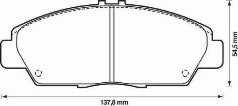 Stop 572350S - Brake Pad Set, disc brake www.autospares.lv