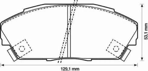 Stop 572309S - Brake Pad Set, disc brake www.autospares.lv