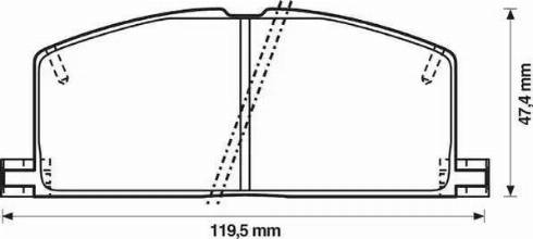 Stop 572255S - Brake Pad Set, disc brake www.autospares.lv