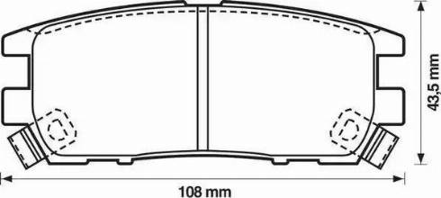 Stop 572200S - Brake Pad Set, disc brake www.autospares.lv