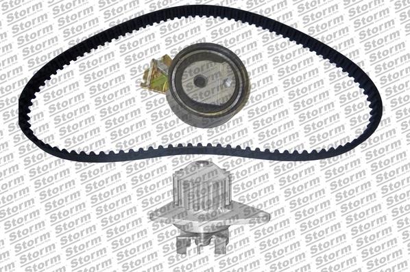 Storm 904464KP - Водяной насос + комплект зубчатого ремня ГРМ www.autospares.lv