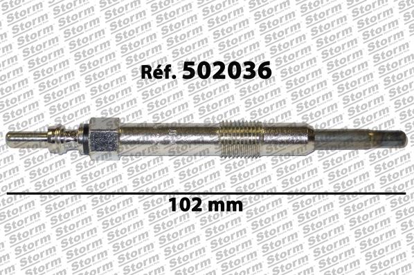 Storm 502036 - Glow Plug www.autospares.lv