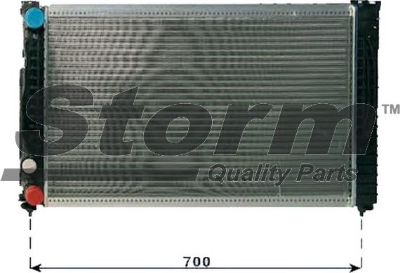 Storm F4206 - Шкив коленчатого вала www.autospares.lv