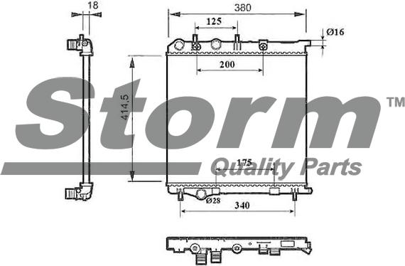 Storm F0903CI - Stiepnis / Atsaite, Stabilizators autospares.lv