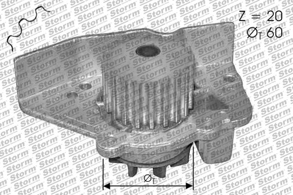 Storm PA10589 - Ūdenssūknis autospares.lv