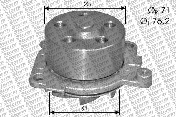 Storm PA10749 - Водяной насос www.autospares.lv