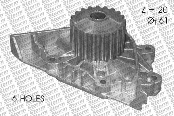 Storm PA12374 - Водяной насос www.autospares.lv