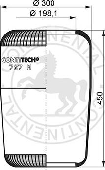 ST-Templin 04.010.6000.220 - Кожух пневматической рессоры www.autospares.lv