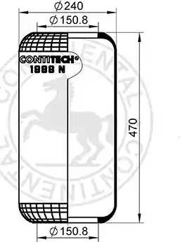 ST-Templin 04.010.6200.260 - Pneimoatsperes spilvens, Pneimopiekare www.autospares.lv