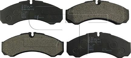 ST-Templin 03.120.8700.460 - Brake Pad Set, disc brake www.autospares.lv