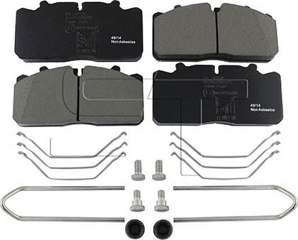 ST-Templin 03.120.8700.091 - Brake Pad Set, disc brake www.autospares.lv