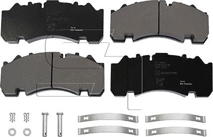 ST-Templin 03.120.8700.791 - Brake Pad Set, disc brake www.autospares.lv