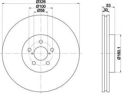 Subaru 26300FE000 - Bremžu diski www.autospares.lv