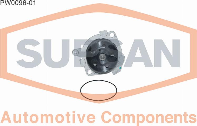 SUPSAN PW0096-01 - Водяной насос www.autospares.lv