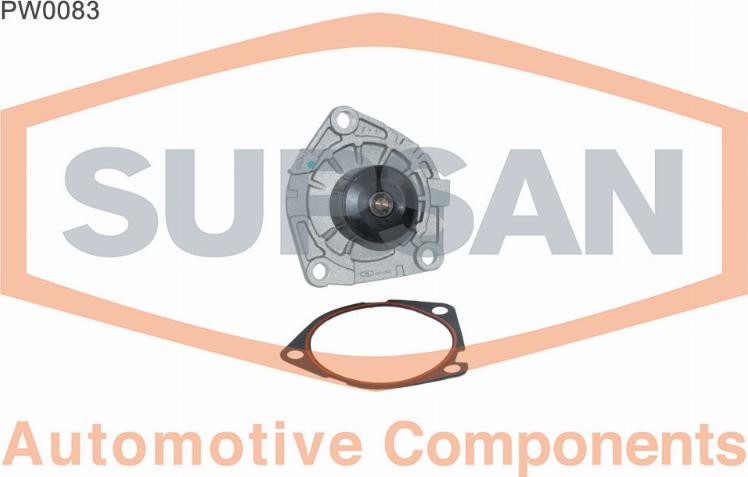 SUPSAN PW0083 - Water Pump www.autospares.lv