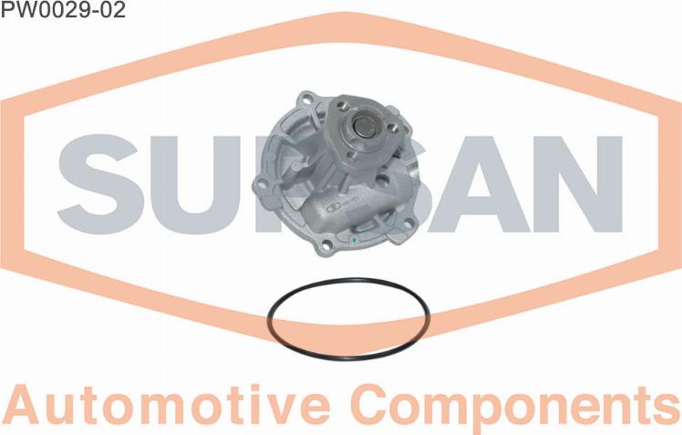 SUPSAN PW0029-02 - Water Pump www.autospares.lv