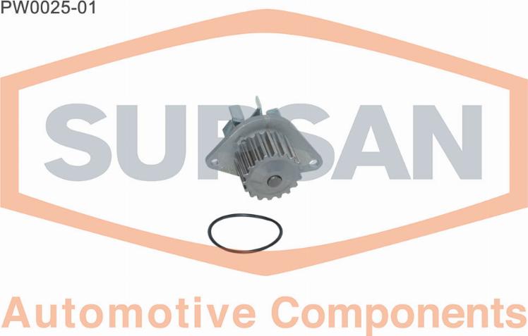 SUPSAN PW0025-01 - Water Pump www.autospares.lv