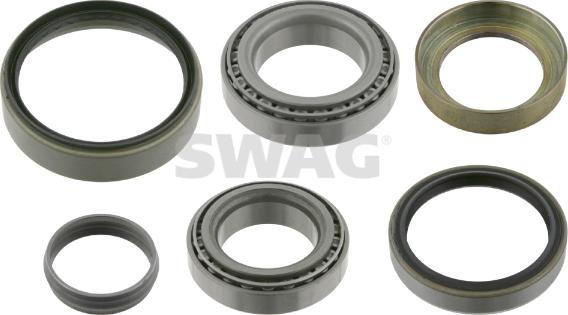 Swag 99 97 5569 - Подшипник ступицы колеса, комплект www.autospares.lv