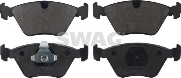 Swag 99 11 6086 - Brake Pad Set, disc brake www.autospares.lv