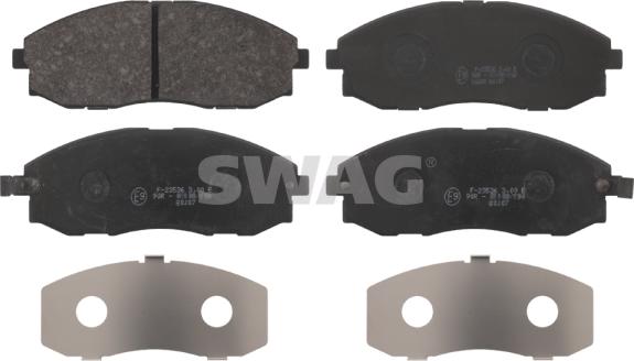 Swag 90 91 6680 - Bremžu uzliku kompl., Disku bremzes www.autospares.lv