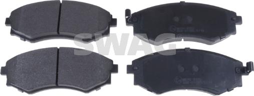 Swag 90 91 6681 - Тормозные колодки, дисковые, комплект www.autospares.lv