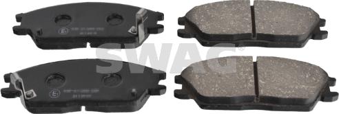 Swag 90 91 6683 - Brake Pad Set, disc brake www.autospares.lv