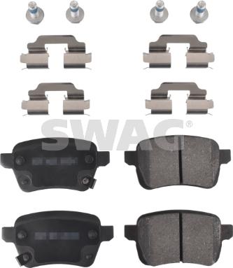 Swag 40 91 6903 - Bremžu uzliku kompl., Disku bremzes www.autospares.lv