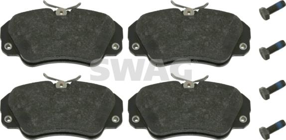 Swag 40 91 6031 - Brake Pad Set, disc brake www.autospares.lv